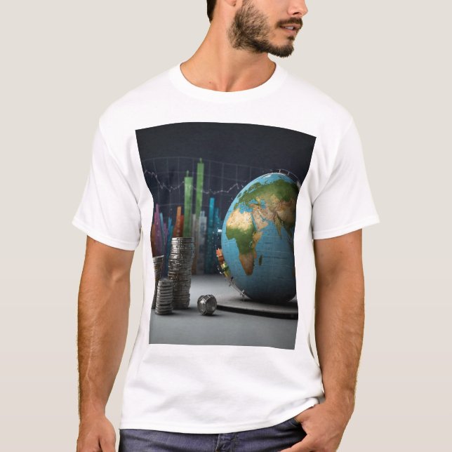 Camiseta Visualizando a inclusão financeira no mercado emer (Frente)