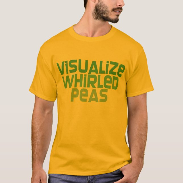 Camiseta Visualizar Ervilhas Cortadas (Frente)