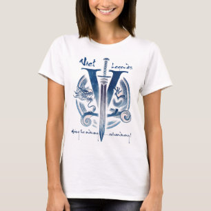 Camiseta Visualizar Legendas Branco Alt Logotipo T-Shirt