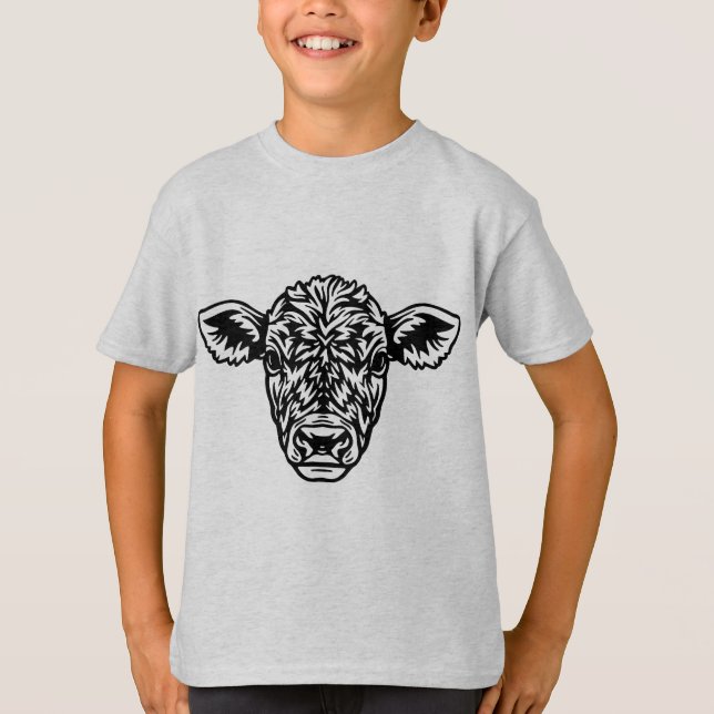 Camiseta Vitelo dos Amigos dos Animais de Exploração (Frente)