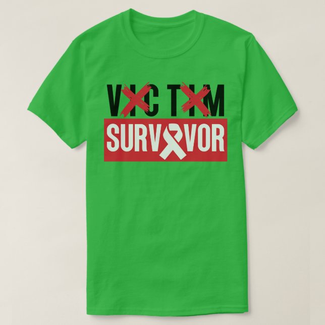 Camiseta Vítima do Sobrevivente 13 (Frente do Design)