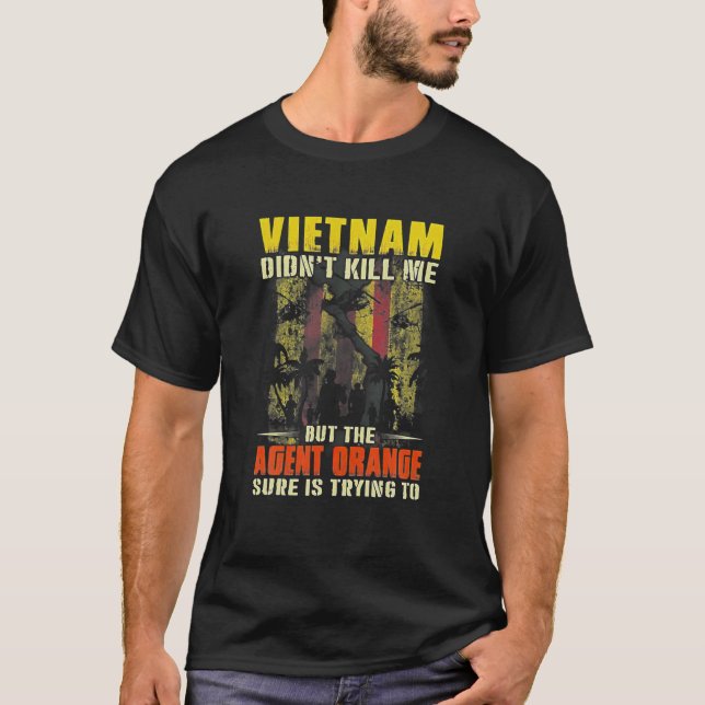 Camiseta Vítimas Militares do Agente Laranja da Guerra do V (Frente)