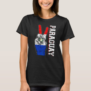 Camiseta Vitória Afastada Dois Dedos Bandeira do Paraguai P