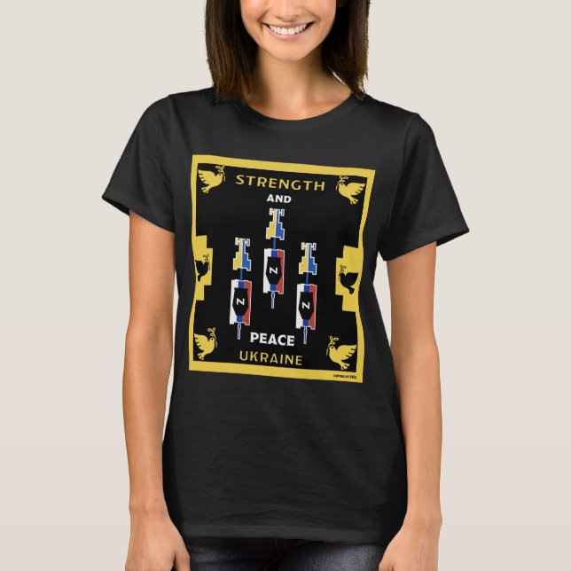 Camiseta Vitória da guerra na Ucrânia (Frente)