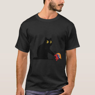 Camiseta Vitória de Kamala Harris Gato Preto Vs Elefante Tr