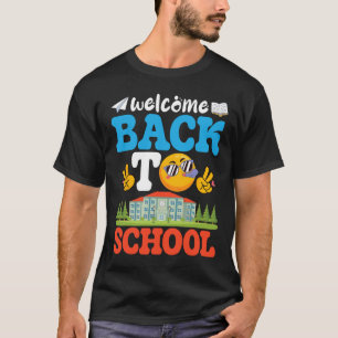 Camiseta Vitória Emoção E Paz Bem-vindo De Volta à Escola S