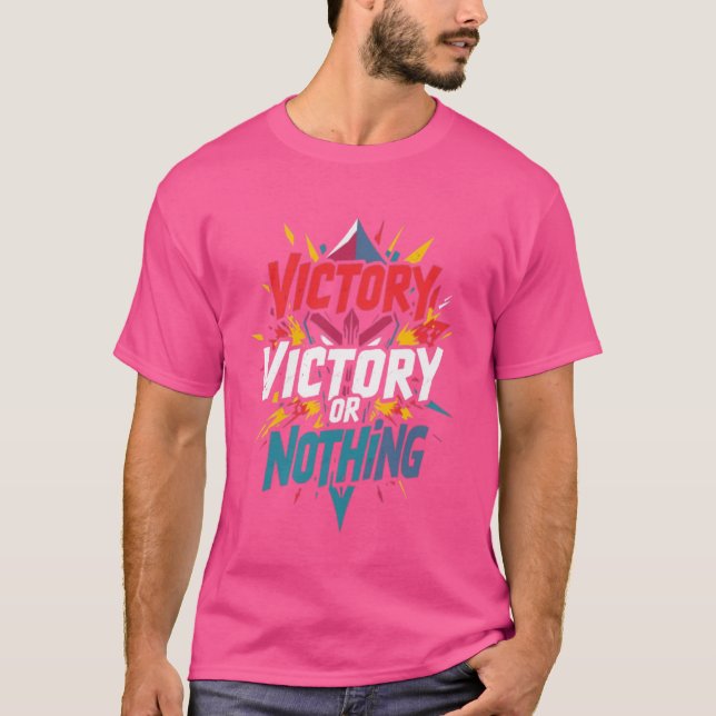 Camiseta Vitória ou Nada - Jogue para ganhar (Frente)