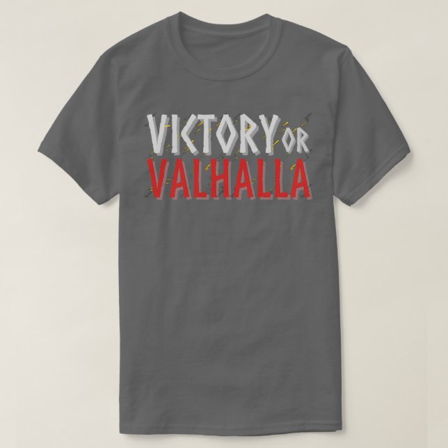 Camiseta Vitória Ou Valhalla (Frente do Design)