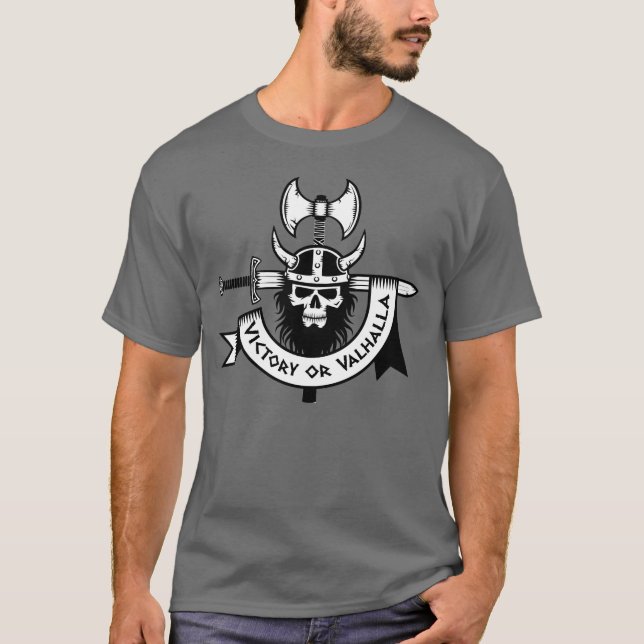 Camiseta Vitória ou Valhalla Viking (Frente)