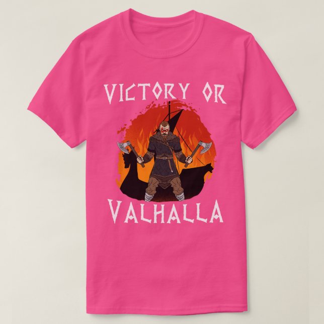 Camiseta Vitória ou Valhalla Viking 7 (Frente do Design)