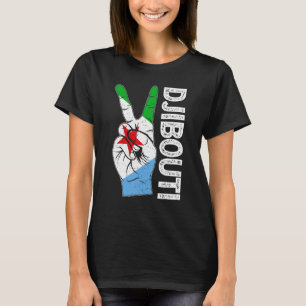 Camiseta Vitória Retroativa Dois Dedos Bandeira Djibouti Ba