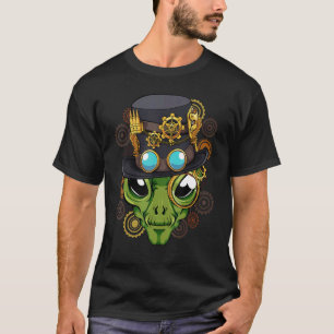 Camiseta Vitoriano Mecânico Medieval Clássico Alienígena St