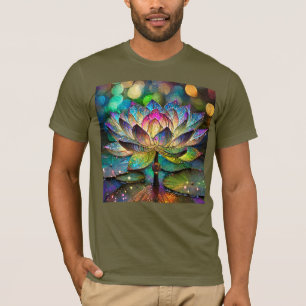 Camiseta Vitraça Flor de Lótus Vibrante