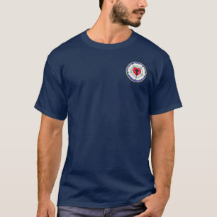 Camiseta Vitral da Rosa de Lutero
