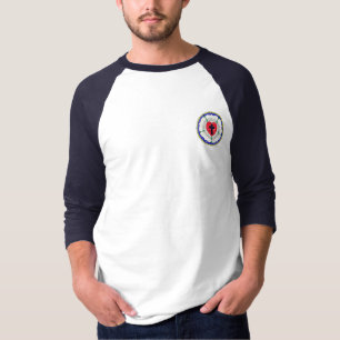 Camiseta Vitral da Rosa de Lutero