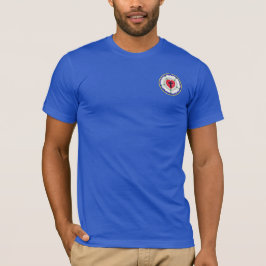 Camiseta Vitral da Rosa de Lutero