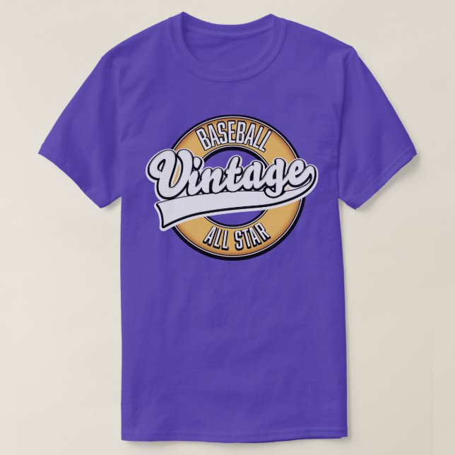 Camiseta Vitrine de baseball All Star (Frente do Design)