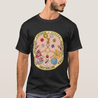 Camiseta Vitriol Rosicrucian Símbolos Secretos Alquimia