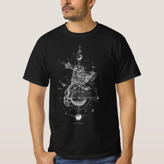 Camiseta VITRIOL - Sol em Leo - Occulta Geometria Sagrada (Frente)
