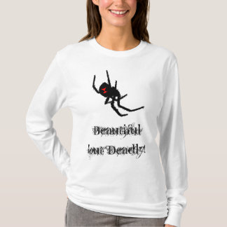Camiseta Viúva negra aranha-bonita mas inoperante