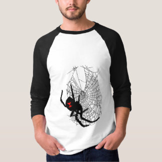 Camiseta viúva negra na Web de aranha