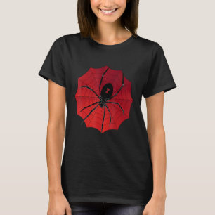 Camiseta Viúva Vermelha do Halloween do Spider Web