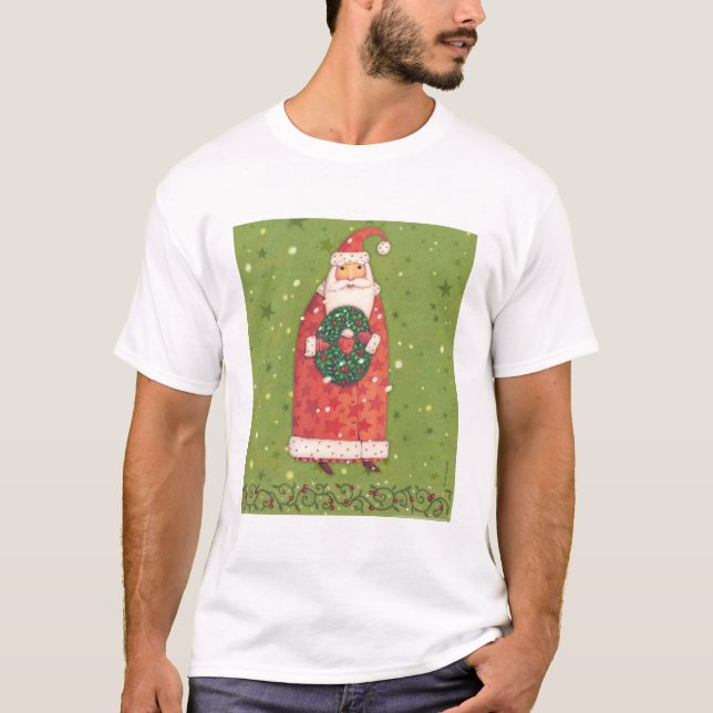 Camiseta VIV77 Santa.tif verde (Frente)