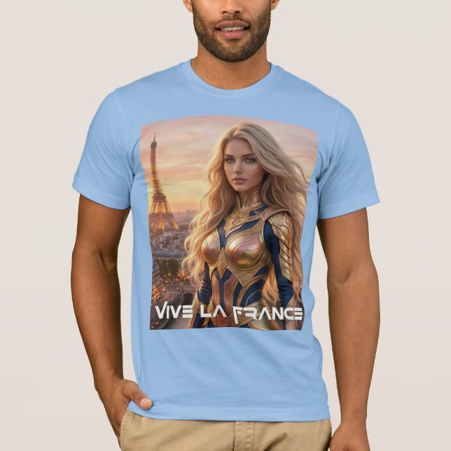 CAMISETA VIVA A FRANÇA - PARIS (Frente)