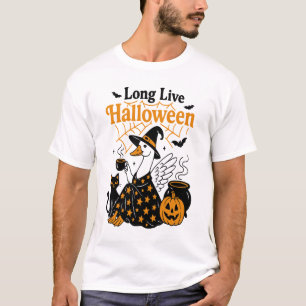 Camiseta Viva a Gansa Bruxa do Halloween