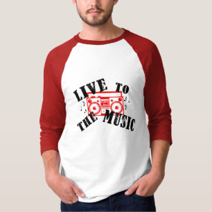 Camiseta Viva à música: Desempenho 2009 de EBDT