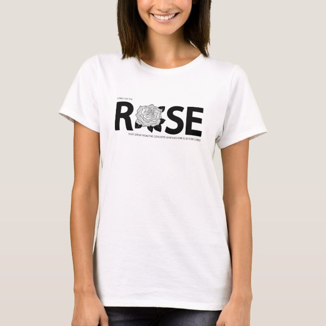Camiseta Viva a rosa (Frente)