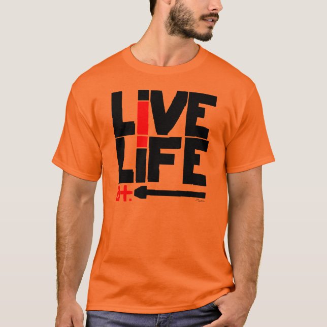 Camiseta Viva a Vida, B+ (Frente)
