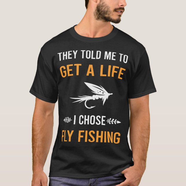 Camiseta Viva a Vida com a Pesca com Mosca (Frente)