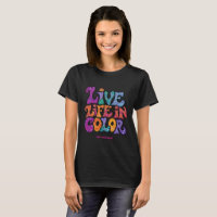 Viva a Vida em Cor Retro 70s Personalidade Psicodé