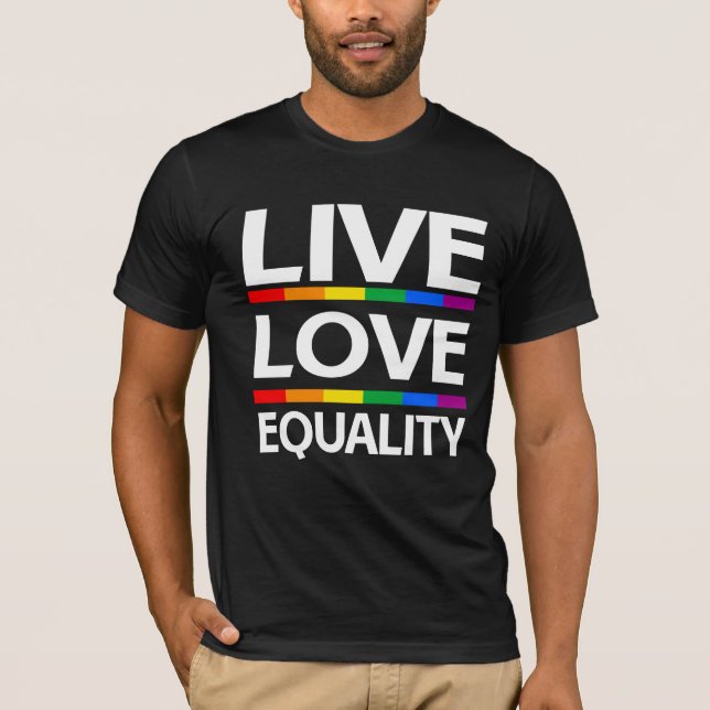 Camiseta Viva Amor Igualdade (Frente)