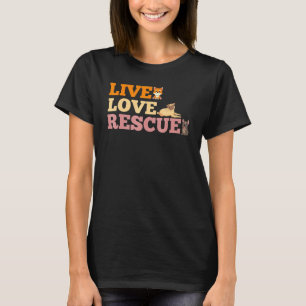 Camiseta Viva Amor Resgate Shiba Inu Bulldog Francês Pug Pe