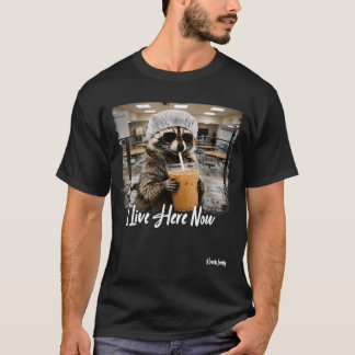 Camiseta Viva Aqui Agora Guaxinim Senhora do Almoço Primeir