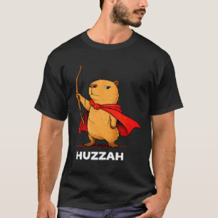 Camiseta Viva capivara arqueiro arco engraçado meme novidad