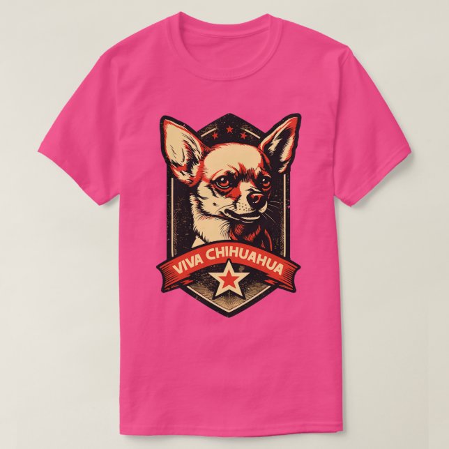 Camiseta Viva Chihuahua - Parte Superior Revolucionária (Frente do Design)