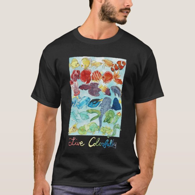 Camiseta Viva Colorido (Frente)