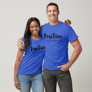 Camiseta Viva com a mente positiva, as vibrações e a vida