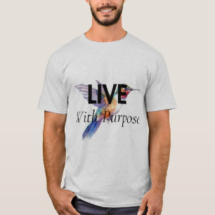 Camiseta Viva com Propósito   Motivação Inspiradora 