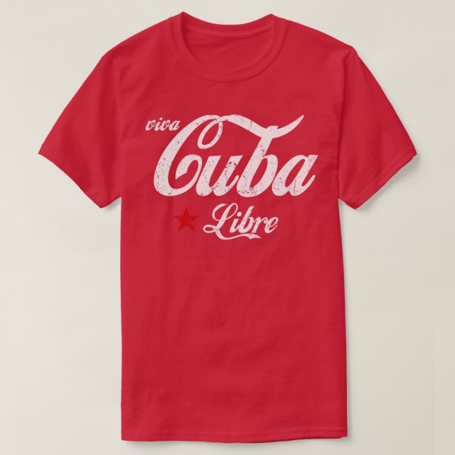 Camiseta Viva Cuba (Frente do Design)