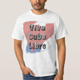 Camiseta Viva Cuba Libre Grunge 4