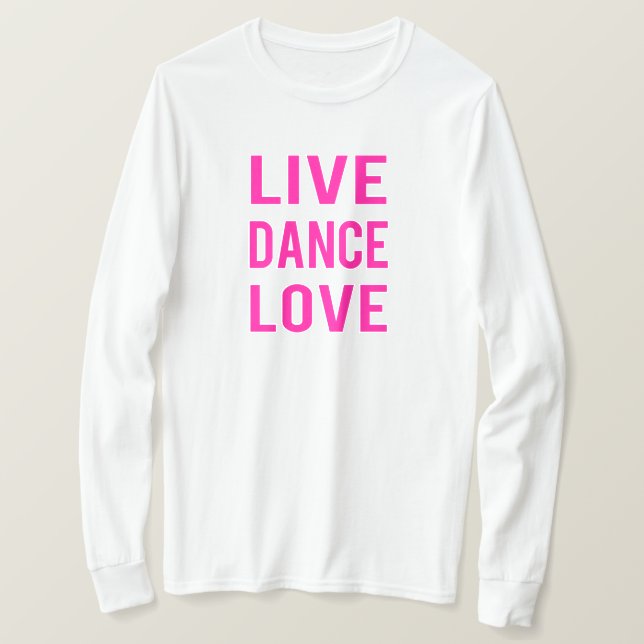 Camiseta Viva Dança Amor (Frente do Design)