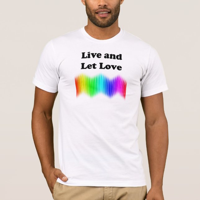 Camiseta Viva e deixe o amor (Frente)