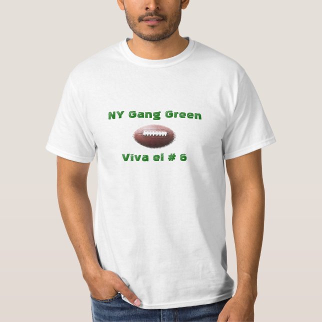 Camiseta Viva EL # 6 t-shirt do verde do grupo de NY (Frente)