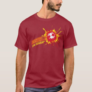 Camiseta ¡ Viva España da espanha do objetivo do futebol!