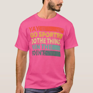 Camiseta Viva Esportes Engraçado Fã de Esporte Homens Mulhe