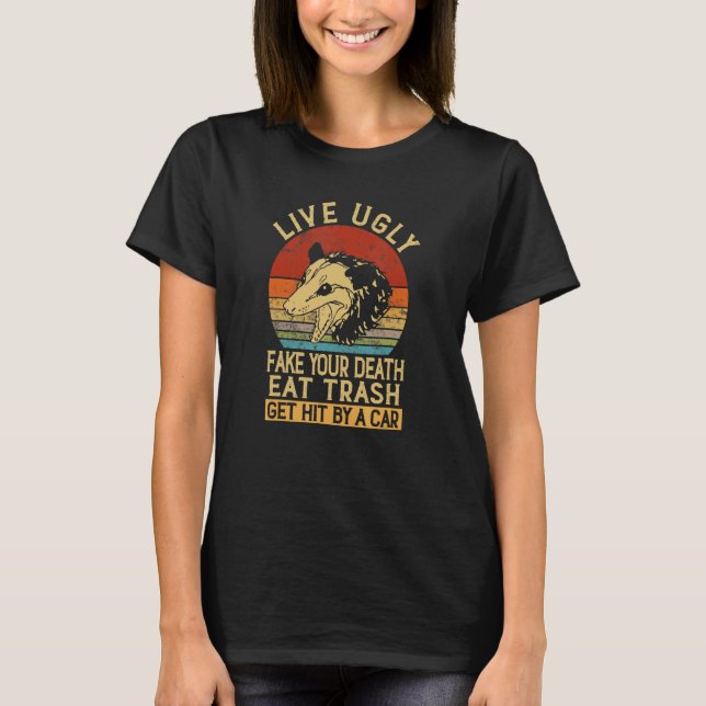 Camiseta Viva Feio Finge Sua Morte Coma Lixo Seja Atropelad (Frente)